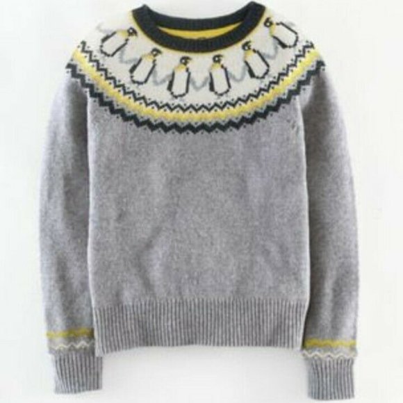 Boden Gray Penguin Romy Wool Blend 